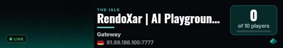 RendoXar | AI Playground - Powered by GTXGaming.co.uk live status badge