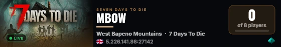 MBOW live status badge