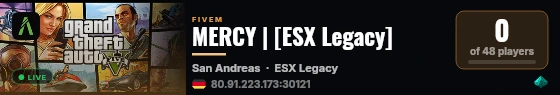 MERCY | [ESX Legacy] live status badge