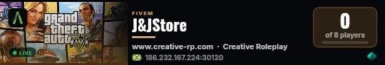 J&JStore live status badge