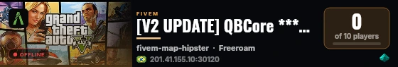 change-me built with FiveM Basic Server! live status badge