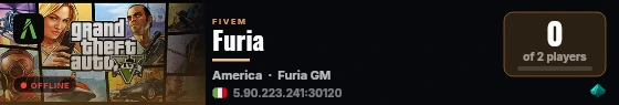 Furia live status badge