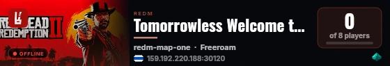 Tomorrowless Welcome to No Man’s Land live status badge