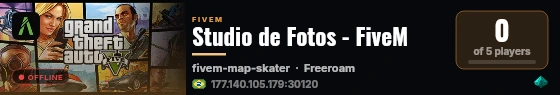 Studio de Fotos - FiveM live status badge