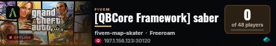 [QBCore Framework] saber live status badge
