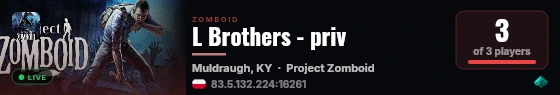 L Brothers - priv live status badge