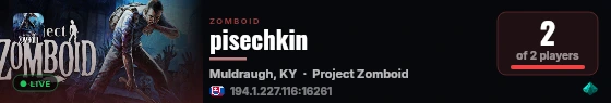 pisechkin live status badge