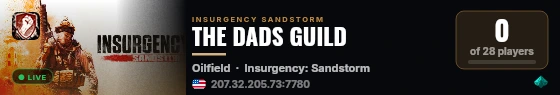THE DADS GUILD live status badge