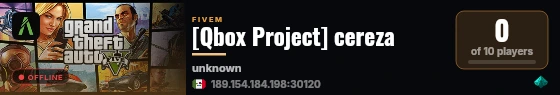 [Qbox Project] cereza live status badge
