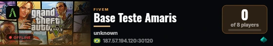 Base Teste Amaris  live status badge