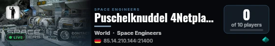 Puschelknuddel 4Netplayers live status badge