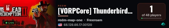 [VORPCore] Thunderbird4ever live status badge