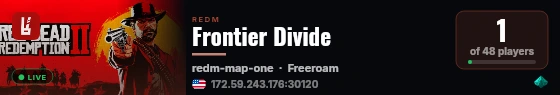 Frontier Divide live status badge
