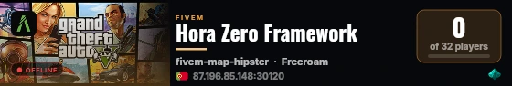 Hora Zero Framework live status badge