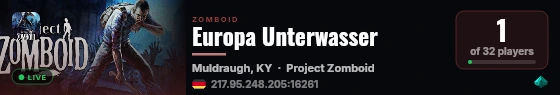 Europa Unterwasser live status badge