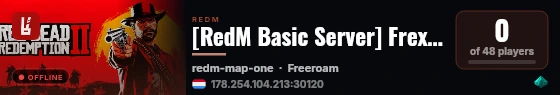 [RedM Basic Server] Frexzy Pvp live status badge
