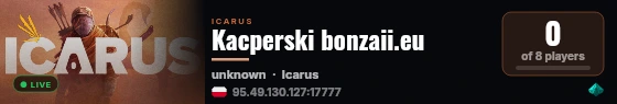 Kacperski bonzaii.eu live status badge