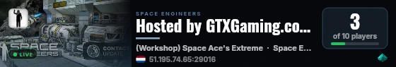 Hosted by GTXGaming.co.uk live status badge