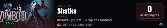 Shatka live status badge