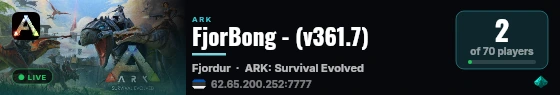 FjorBong - (v361.7) live status badge