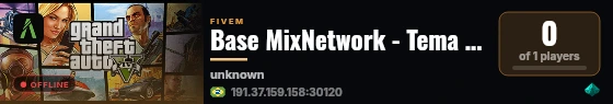 Base MixNetwork - Tema São Paulo live status badge
