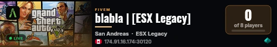 blabla | [ESX Legacy] live status badge