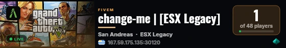 change-me | [ESX Legacy] live status badge