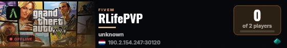 RLifePVP live status badge