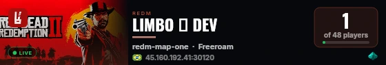 LIMBO ꩜ DEV live status badge