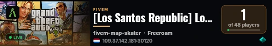 [Los Santos Republic] LosSantosRepublic live status badge