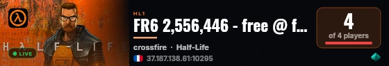 FR6 2,556,446 - free @ fshost.me live status badge