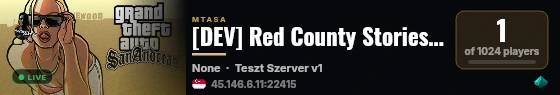 [DEV] Red County Stories v2 | live status badge