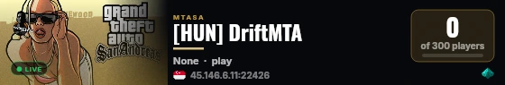 [HUN] DriftMTA live status badge