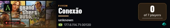 Conexão live status badge