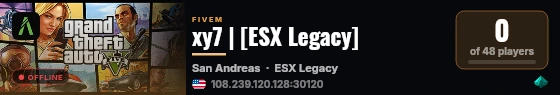 xy7 | [ESX Legacy] live status badge