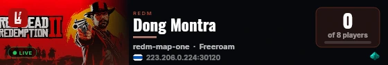 Dong Montra live status badge