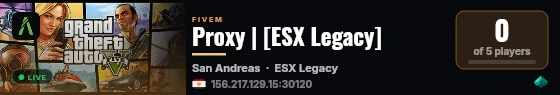 Proxy | [ESX Legacy] live status badge