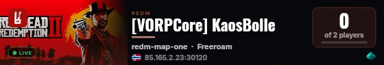 [VORPCore] KaosBolle live status badge