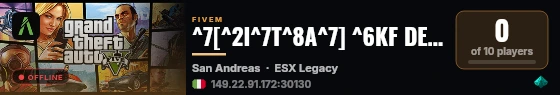 ^7[^2I^7T^8A^7] ^6KF DEV ^7| ✅ ^5 ✅ ^7| ^5discord.gg/kfdev live status badge