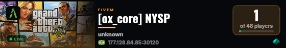 [ox_core] NYSP live status badge