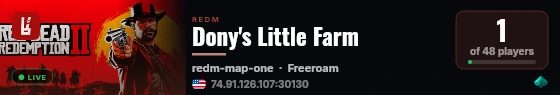 Dony's Little Farm live status badge