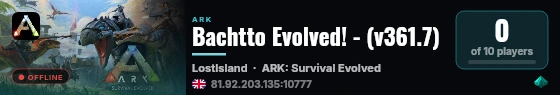 Bachtto Evolved! - (v361.7) live status badge
