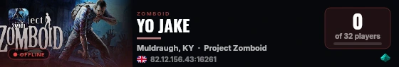 YO JAKE live status badge