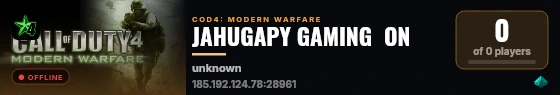 JAHUGAPY GAMING  ON live status badge