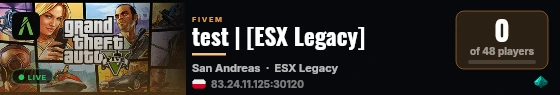 test | [ESX Legacy] live status badge