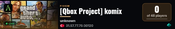 [Qbox Project] komix live status badge