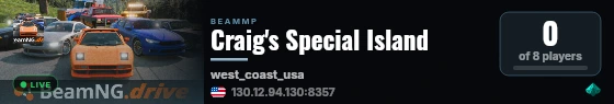 Craig's Special Island live status badge