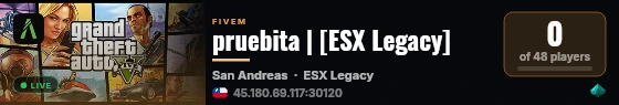 pruebita | [ESX Legacy] live status badge