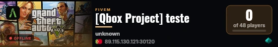 [Qbox Project] teste live status badge