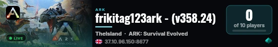 frikitag123ark - (v358.24) live status badge
